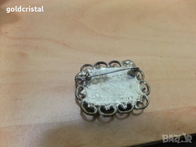 стара брошка с камък , снимка 4 - Антикварни и старинни предмети - 49831871