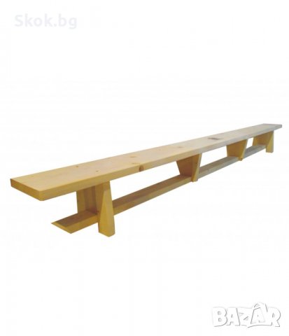 Гимнастическа шведска пейка - 300 x 25 x 30 см - Лакирана, снимка 2 - Други спортове - 35584691