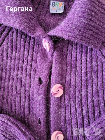 Детска жилетка пелерина, снимка 3 - Детски пуловери и жилетки - 37885680