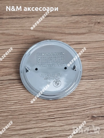 BMW емблема 74мм заден капак черно бяла, снимка 5 - Аксесоари и консумативи - 53432958