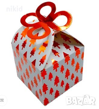 Коледна Коледни картонени кутии кутия кутийки подаръчни торбички кутийки