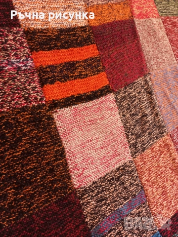 Ръчно плетени меки винтидж одеала, снимка 14 - Други - 48809968