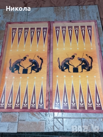 Шах-табла48/48 с фигури,,Стаунтон" и пулове-рисувана, снимка 9 - Шах и табла - 43029726