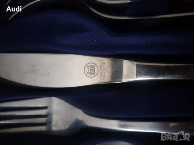 Комплект прибори за хранене 24 карата златно покритие 70 броя  Olympia 23/34  KARAT  HARTVERGOLDET К, снимка 7 - Прибори за хранене, готвене и сервиране - 49137874