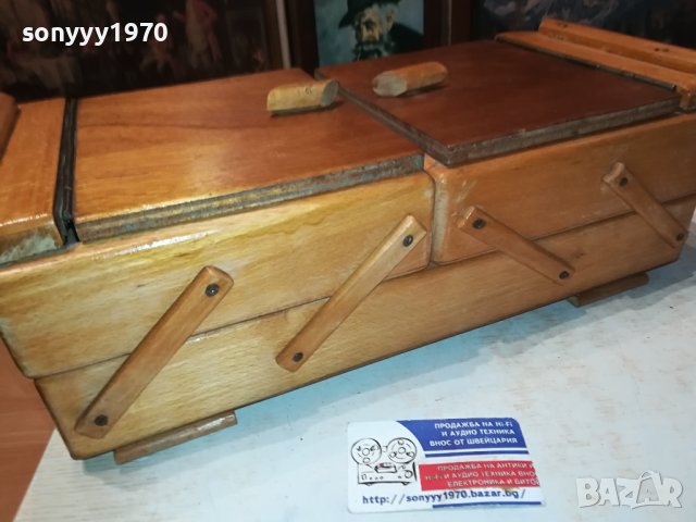 ДЪРВЕНА КУТИЯ ОТ ШВЕЦИЯ 2312231737LNWC, снимка 7 - Антикварни и старинни предмети - 43526597