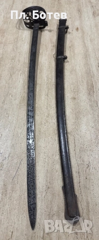 Стара английска бойна сабя, снимка 10 - Антикварни и старинни предмети - 52216794