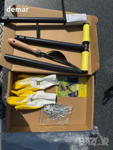 Инструмент за премахване на плевели Colwelt 100 см, с дебел стоманен нокът, снимка 9 - Други - 50444901