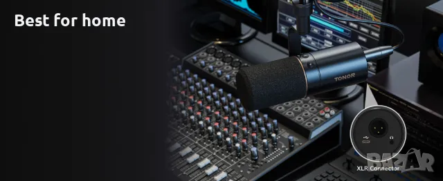 Динамичен микрофон TONOR TD510 USB/XLR, снимка 10 - Микрофони - 50158315