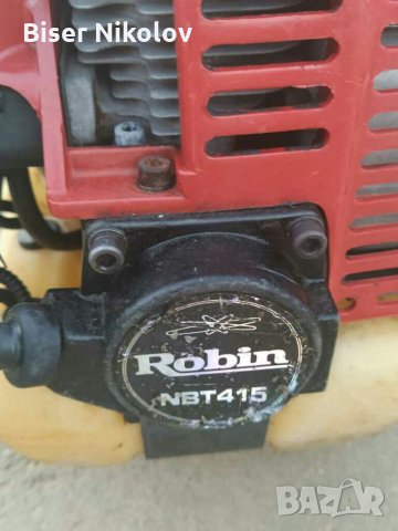 Бензинов двуцилиндров тример Robin NBT 415, снимка 4 - Градинска техника - 28791256