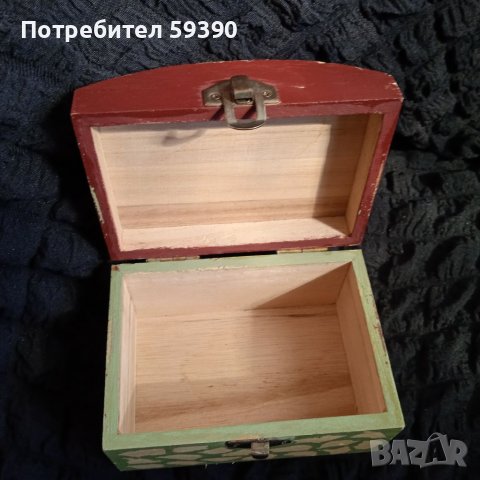 Дървена кутия за бижута , снимка 2 - Декорация за дома - 38374032