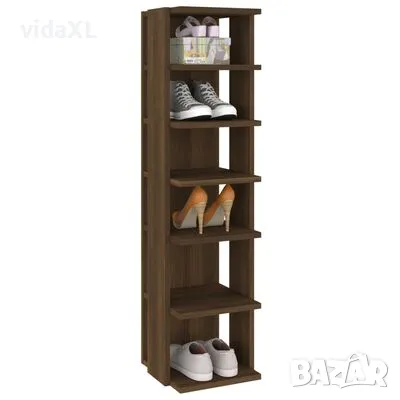 vidaXL Шкаф за обувки, кафяв дъб（SKU:815976）, снимка 4 - Шкафове - 48236984