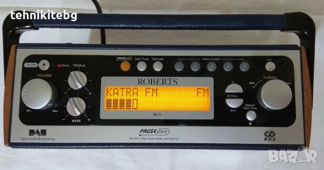 ⭐⭐⭐ ROBERTS RD-11 ⭐⭐⭐ Aнглийско дизайнерско радио с DAB/FM тунер с RDS,PTY,RT,CT, снимка 5 - Радиокасетофони, транзистори - 26269154