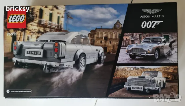 LEGO Speed Champion 76911 - 007 Aston Martin DB5 Астон Мартин агент 007, снимка 2 - Конструктори - 48352493