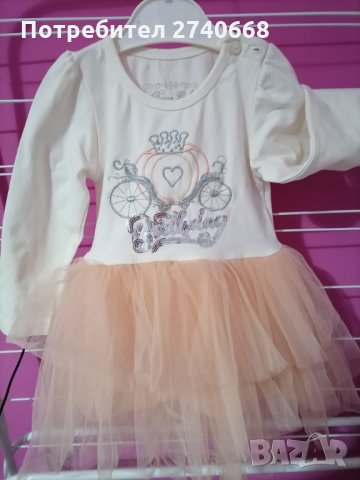 Детска рокля, снимка 1 - Бебешки рокли - 32501619