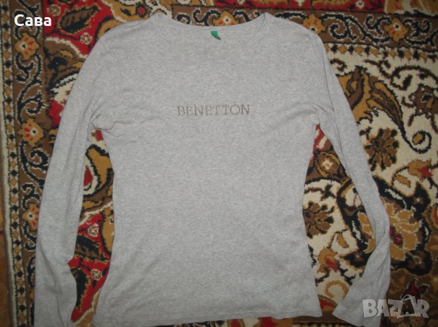 Блуза BENETTON    дамска,Л, снимка 2 - Блузи с дълъг ръкав и пуловери - 28777401