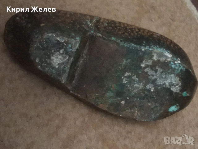 Пепелник месингов обувка 27063, снимка 5 - Антикварни и старинни предмети - 52124650