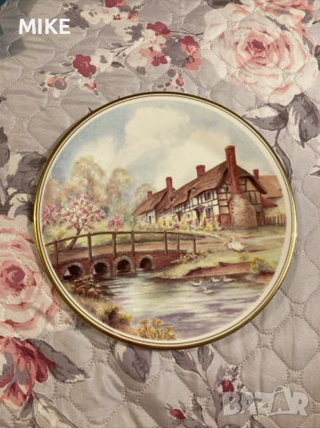 Голяма порцеланова чиния, снимка 6 - Декорация за дома - 52879535