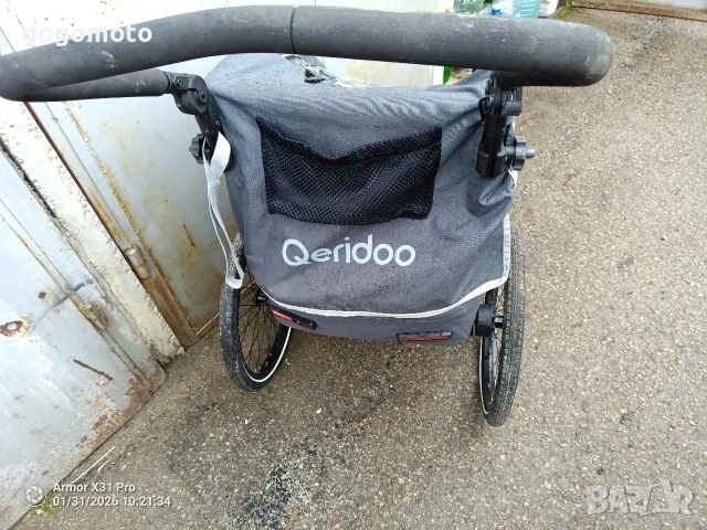 Ремарке, детска количка за велосипед, КАТО НОВА QUPA - от Qeridoo, снимка 12 - Аксесоари за велосипеди - 53297073