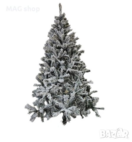 ПРОМО! Коледна изкуствена Елха Коледни елхи РАЗМЕРИ зелена бяла, снимка 3 - Декорация за дома - 43204522