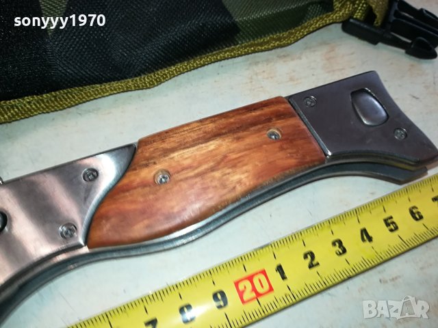 27СМ АВТОМАТИЧНО ОТВАРЯЩ СЕ НОЖ С КЕЙС 1201241630, снимка 3 - Ножове - 43777585