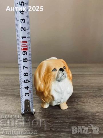 Винтидж статуетка на пекинез от Англия, снимка 6 - Антикварни и старинни предмети - 51456873