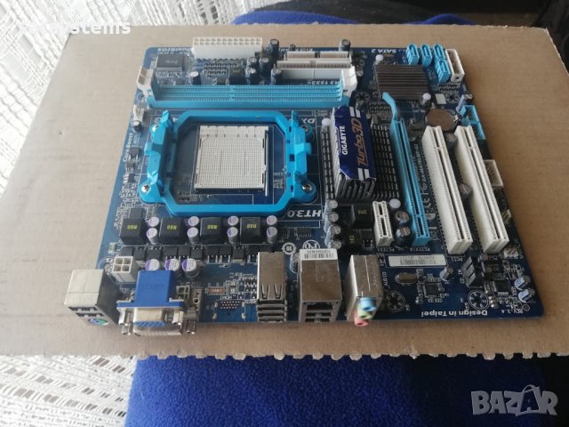 Дънна платка Gigabyte GA-MA78LMT-S2 Socket AM3, снимка 2 - Дънни платки - 37994140