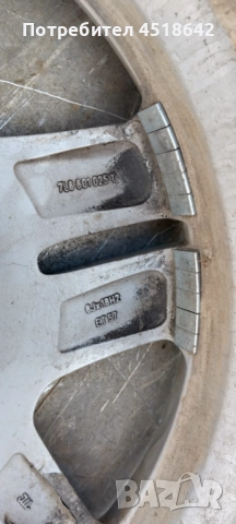 Алуминиеви джанти за VW Touareg, Ronal 8jx18h2 et57, снимка 5 - Гуми и джанти - 52394065