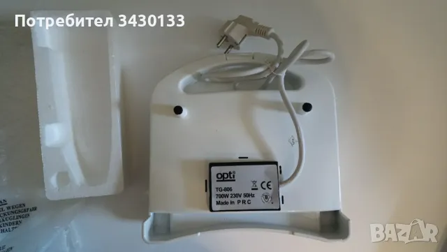 Нов уред за сандвичи - грил-тостер марка OPTI TG-806, снимка 4 - Тостери - 48445935
