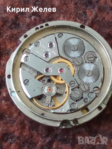 Механизъм с циферблат от стар ръчен часовник 42609, снимка 6 - Мъжки - 52252562