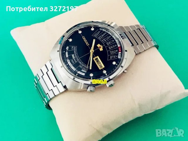 ORIENT напълно автоматичен механичен часовник, ден от седмицата, дата, вечен календар, снимка 2 - Мъжки - 44001567