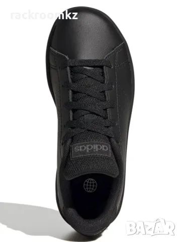 Чисто черни кецове Adidas Advantage Lifestyle Court Lace, снимка 5 - Кецове - 47521046