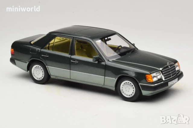 Mercedes-Brnz 230 E W124 1990 - мащаб 1:18 на Norev моделът е нов в кутия, снимка 4 - Колекции - 45502550