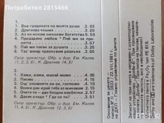 Аудио касети/ Аудио касета, снимка 5 - Аудио касети - 40617046