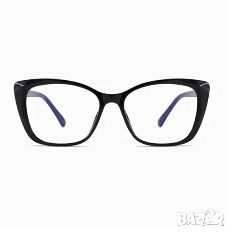 Черни очила за компютър + тъмно син калъф, снимка 2 - Слънчеви и диоптрични очила - 50043964