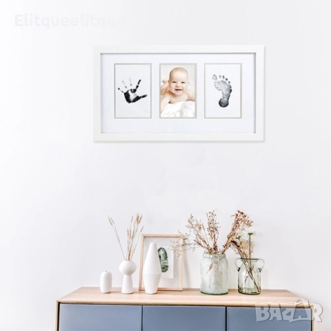 Комплект за правене на отпечатъци на бебешки крачета или ръчички., снимка 12 - Други стоки за дома - 52336528