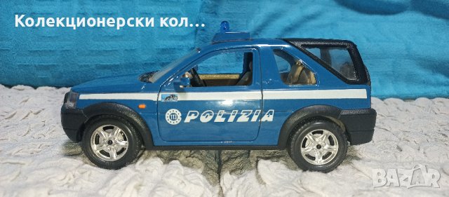  Land Rover  Police - 1998 г. - Мащаб 1:24, снимка 1 - Колекции - 44050928