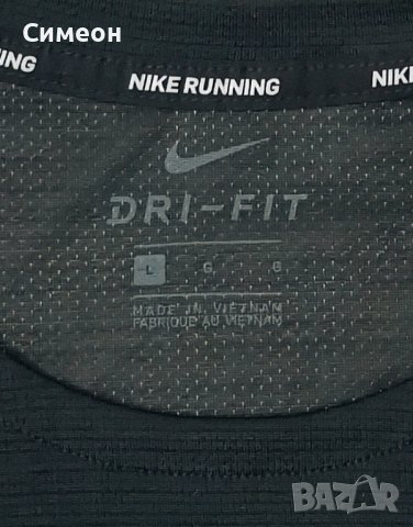 Nike DRI-FIT оригинална блуза L Найк спорт фитнес тренировки фланелка, снимка 3 - Спортни дрехи, екипи - 43817740