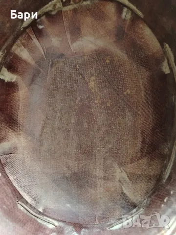 Стара миньорска каска - Костенурка, снимка 11 - Антикварни и старинни предмети - 49741360