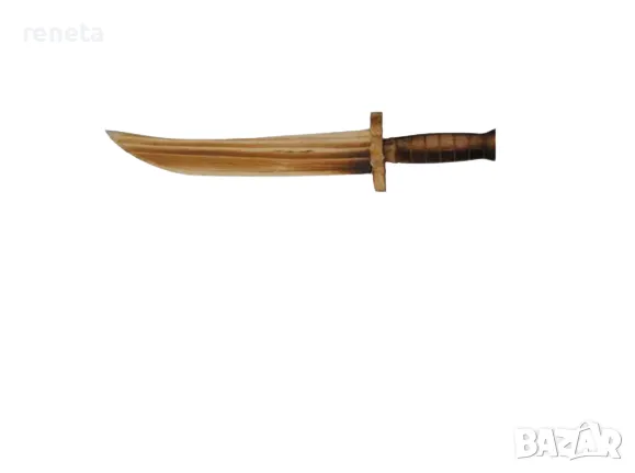 Играчка Нож, Дървен, Натурален цвят, 30 см