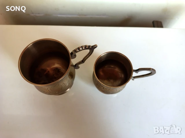 Колекционерски Бронзови Чаши, снимка 2 - Антикварни и старинни предмети - 51151583