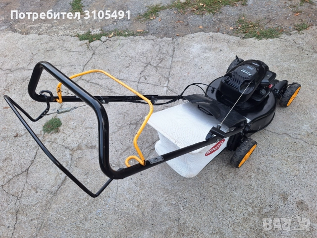 Косачка Husqvarna McCulloch Briggs 5 к.с. самоходна мулчираща с кош, снимка 13 - Градинска техника - 51646690