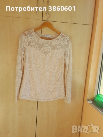 Дамска блуза с дълъг ръкав .с дантела и подплата., снимка 2 - Блузи с дълъг ръкав и пуловери - 51756669