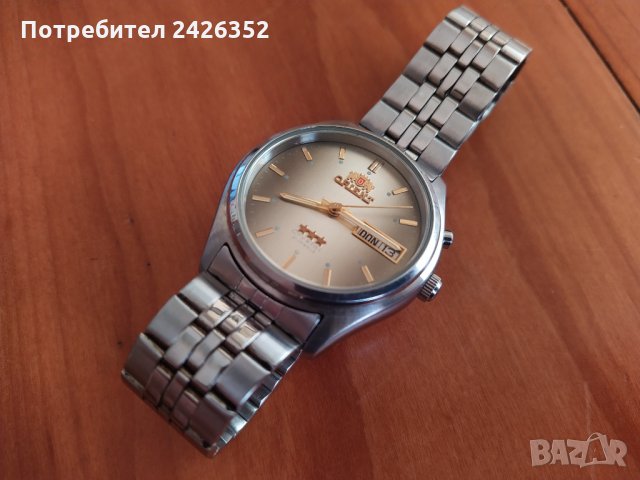 Стар механичен часовник ORIENT, MADE IN JAPAN, снимка 4 - Колекции - 32694284