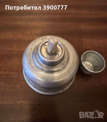 Газена лампа+медна паничка 