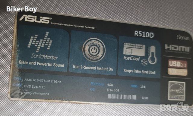 asus r510d amd  на части , снимка 12 - Лаптопи за работа - 43354159