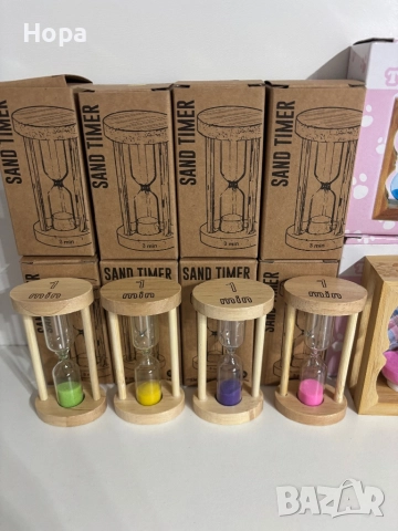 Пясъчен часовник 10 , 5 , 3 и 1 минути , снимка 9 - Декорация за дома - 35940591