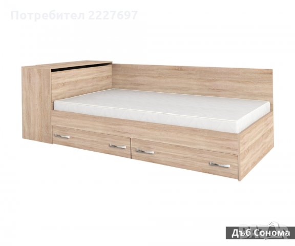 Легло Анди 120/190 , снимка 2 - Спални и легла - 33540361