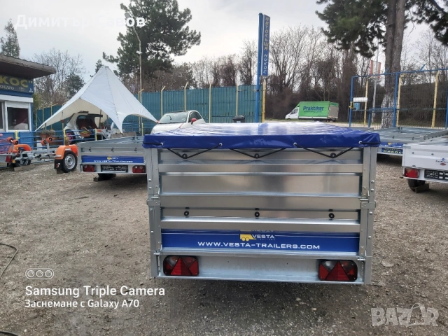 Туристическо, самосвално ремарке Vesta Light 20 с допълнителни канати и плосък брезент, снимка 6 - Ремаркета - 53403388
