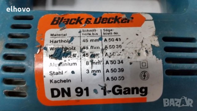 Прободен трион Black&Decкer DN91, снимка 6 - Други инструменти - 26273259