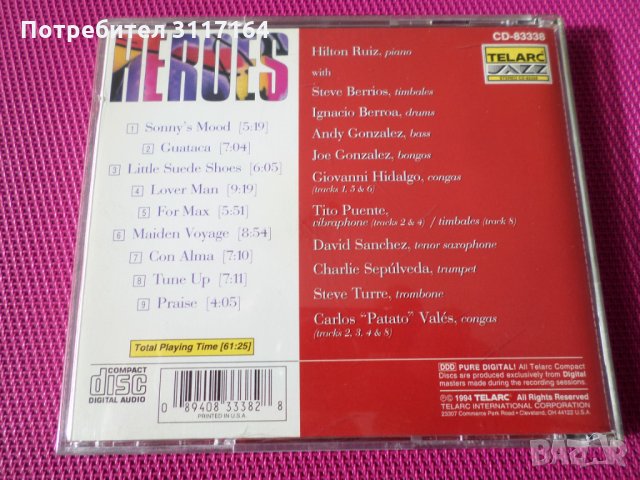 Hilton Ruiz - Heroes, снимка 2 - CD дискове - 33417183